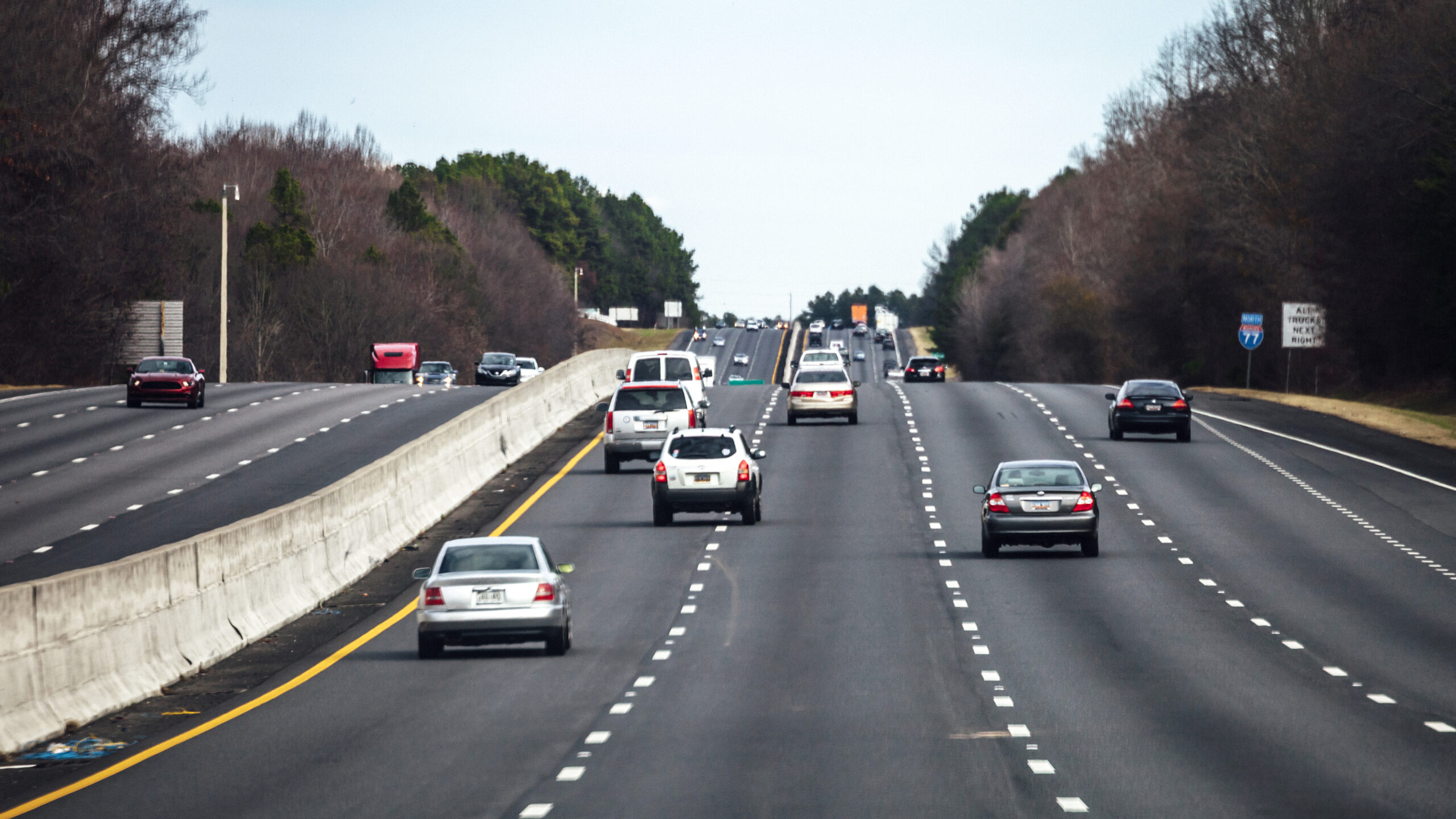 Interstate traffic, North Carolina